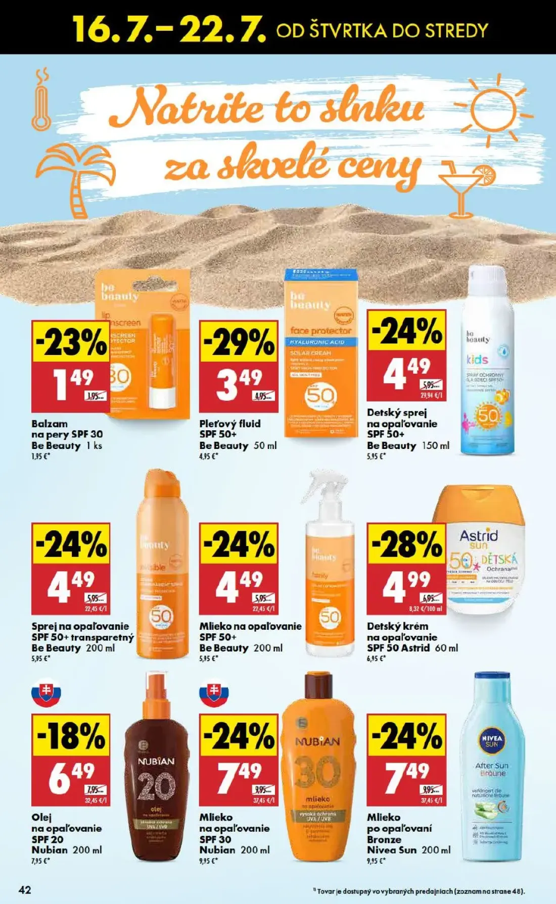Biedronka leták, strana 42 z 48 — Balzam na pery SPF 30 Be Beauty