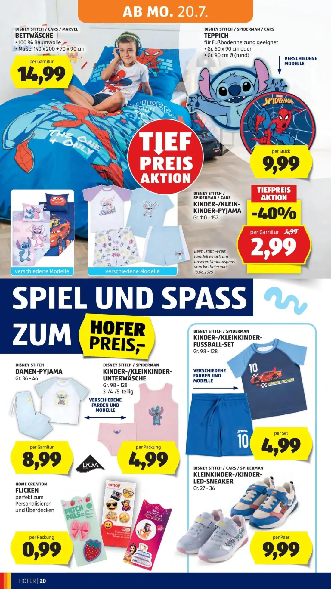 Hofer Prospekt, Seite 26 von 46 — BETTWÄSCHE, TEPPICH