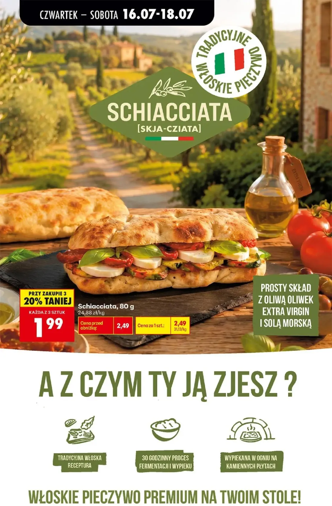 Biedronka gazetka, strona 39 z 77 — Schiacciata