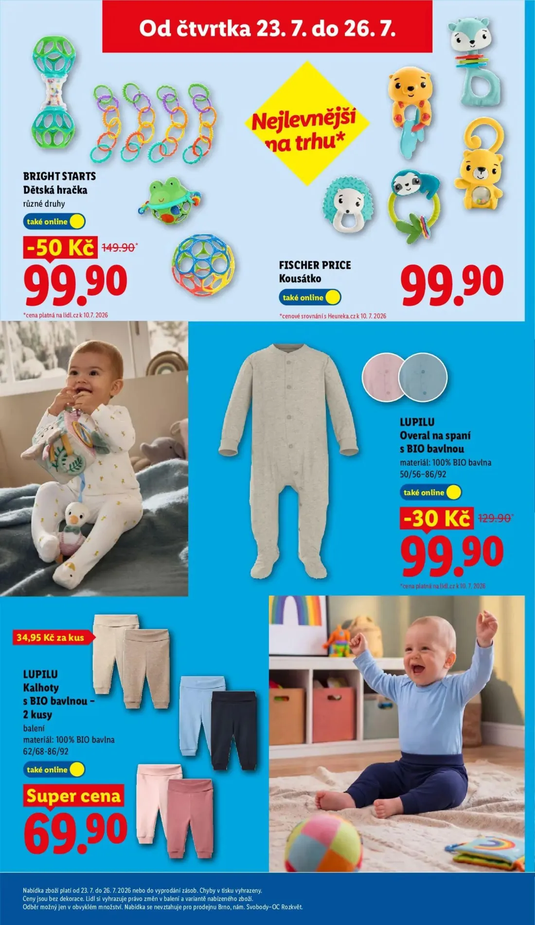 Lidl leták, strana 39 z 53 — LUPILU Overal na spaní, LUPILU Kalhoty s BIO bavlnou
