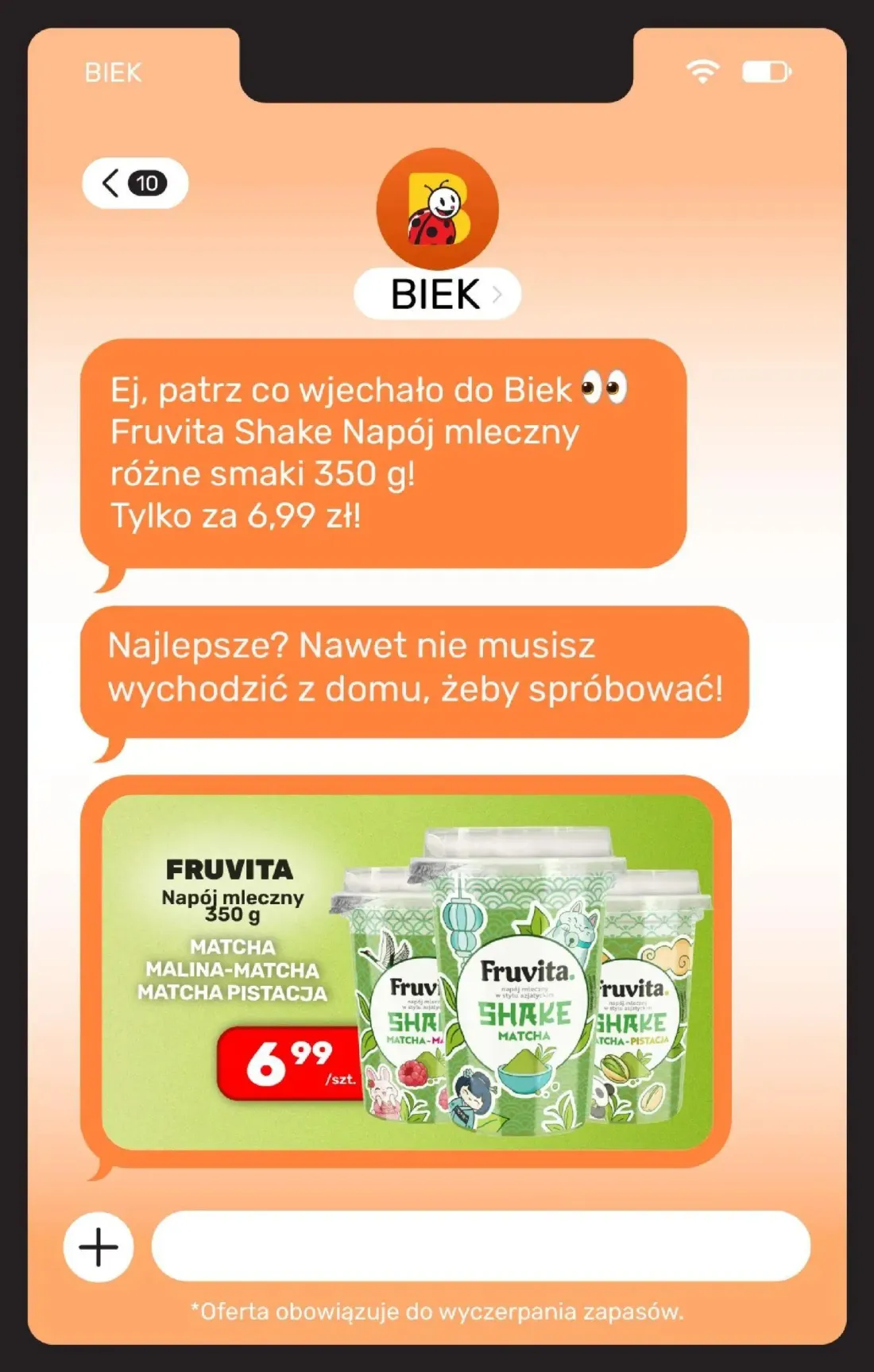 Biedronka gazetka, strona 15 z 23 — Fruvita Shake Napój mleczny