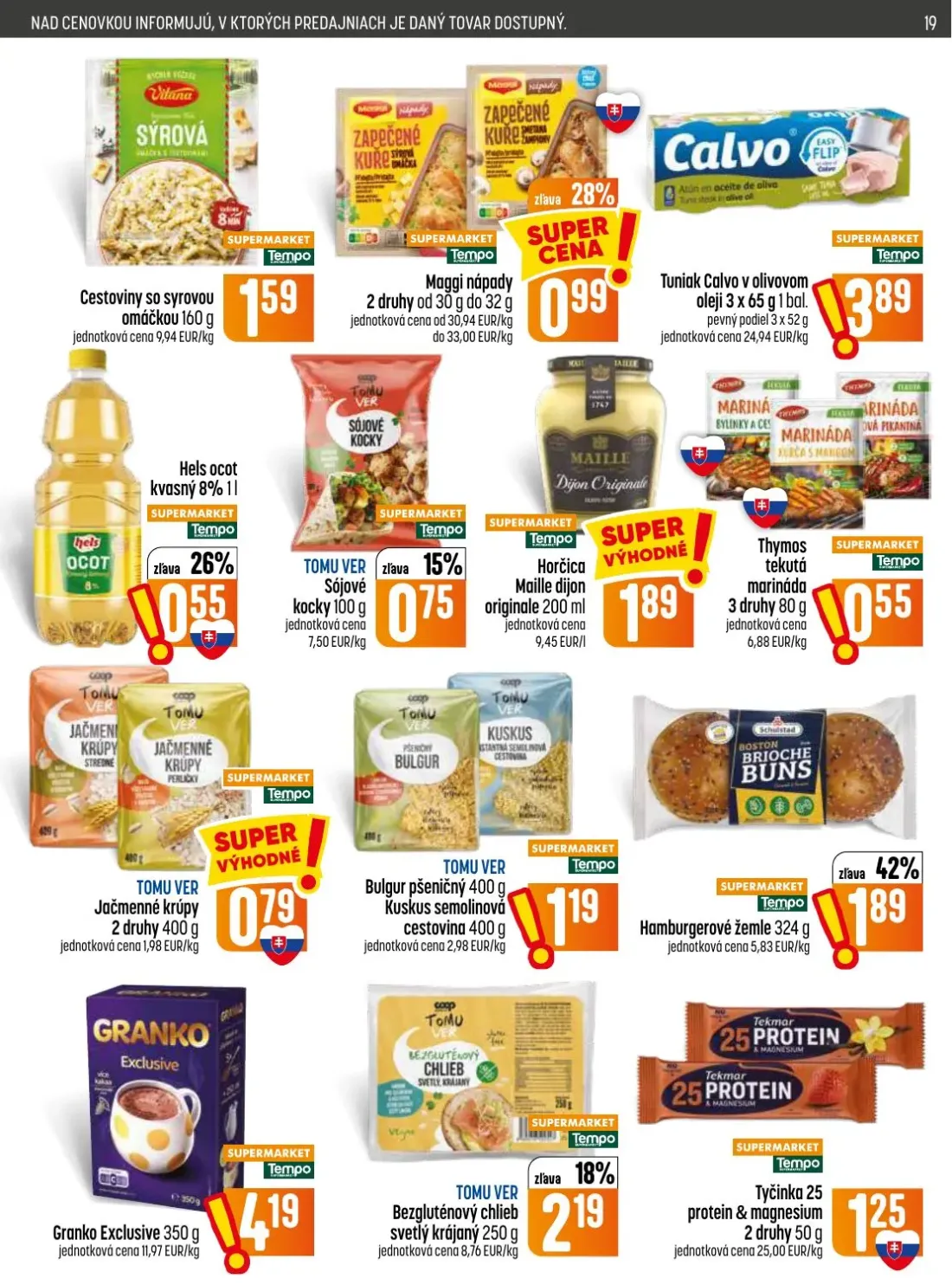 Coop Jednota leták, strana 19 z 28