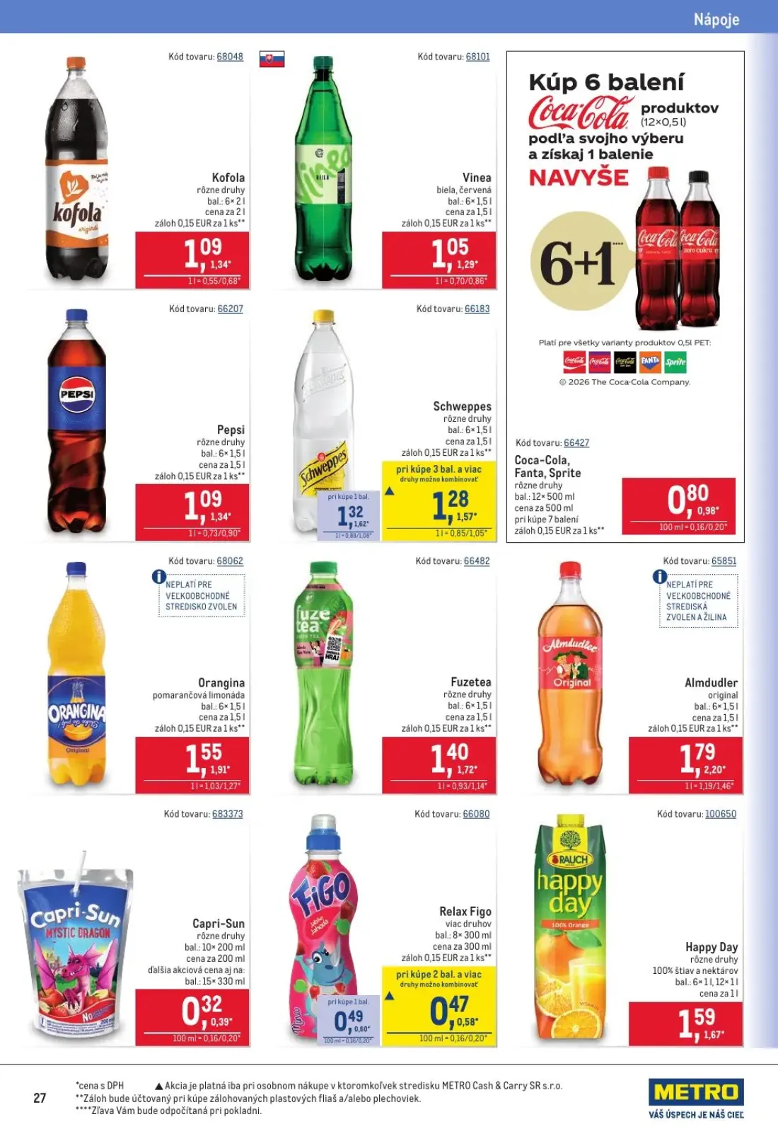 Metro leták, strana 27 z 40 — Relax Figo, Fuzetea, Schweppes