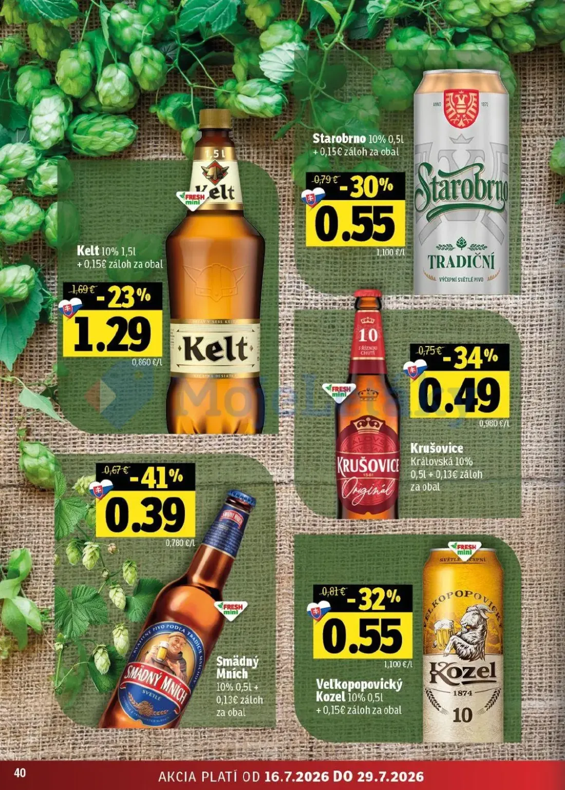 Fresh východ leták, strana 40 z 54 — Kelt, Krušovice Královská, Smädný Mních