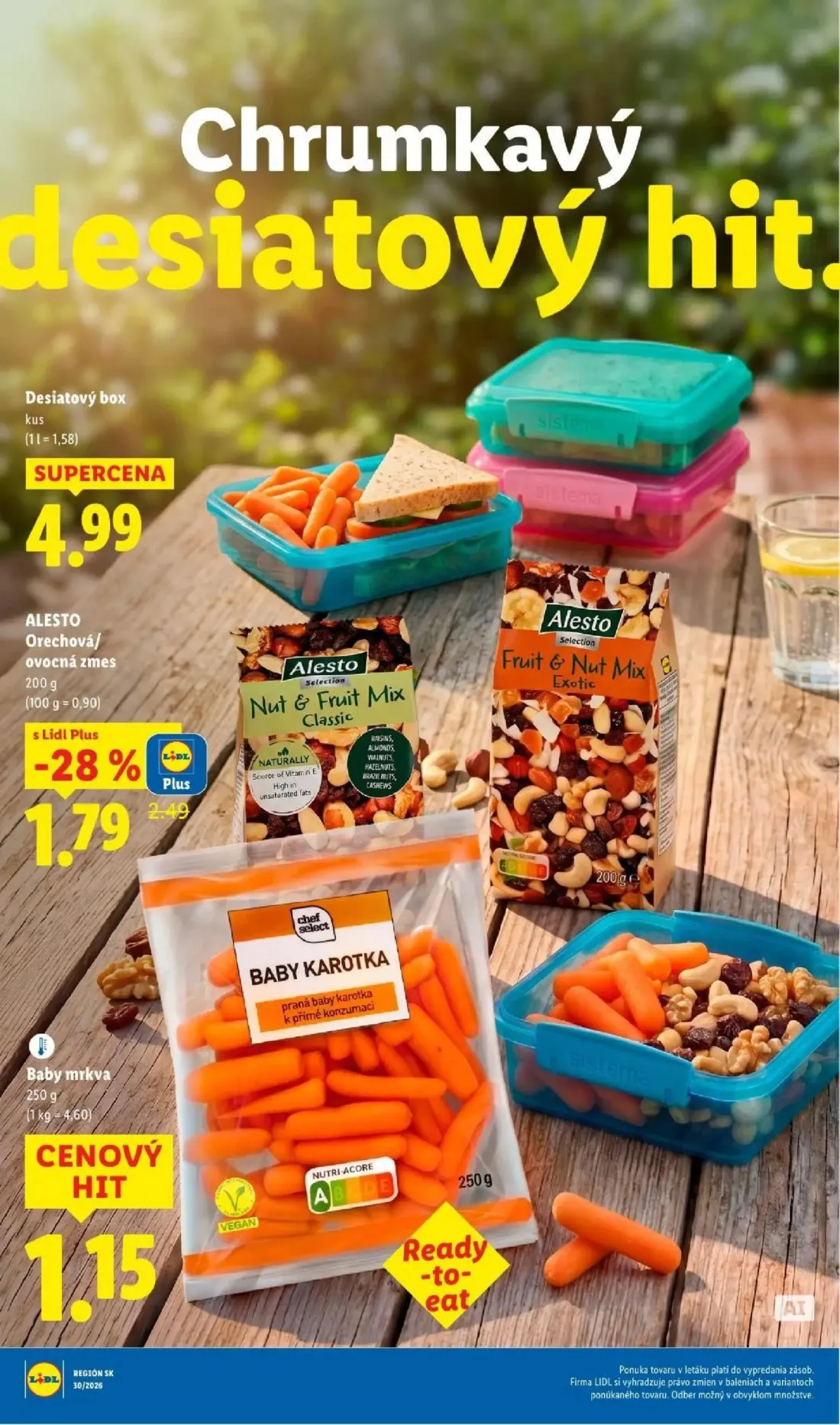 Lidl leták, strana 47 z 108 — ALESTO Orechová/ovocná zmes, Baby mrkva