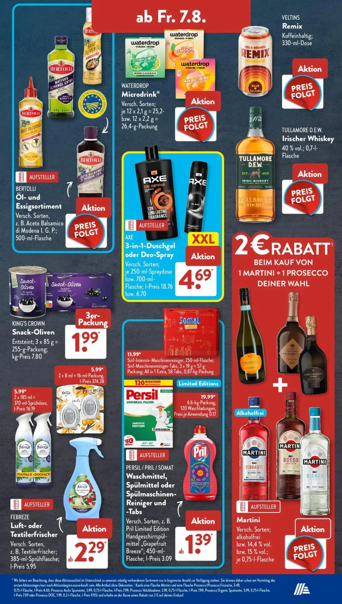 Aldi Süd Prospekt, Seite 15 von 24 — FEBREZE Luft-oder Textilerfrischer, AXE 3-in-1-Duschgel oder Deo-Spray, KING'S CROWN Sn…