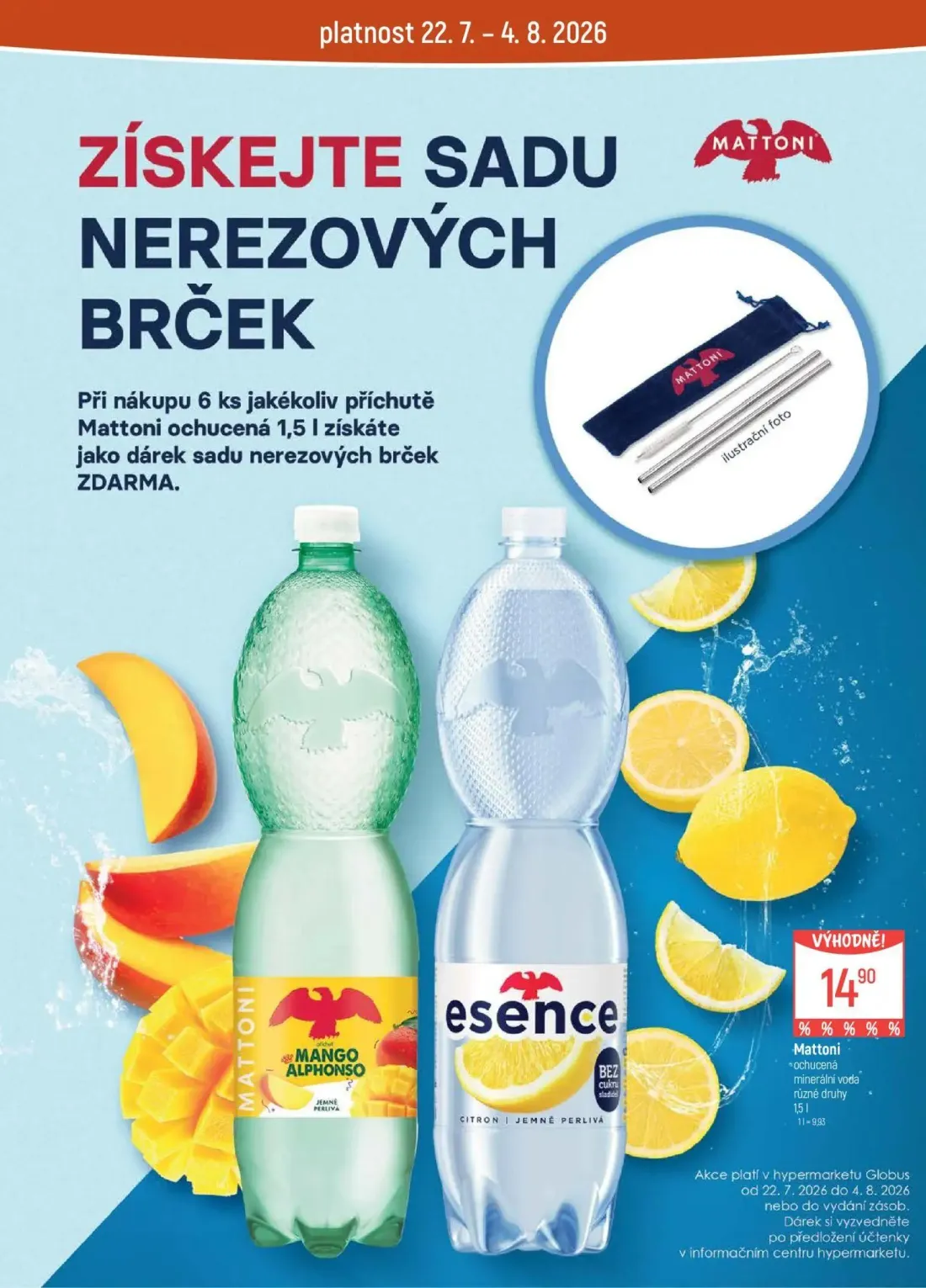 GLOBUS leták, strana 28 z 45 — Mattoni ochucená minerální voda různé druhy