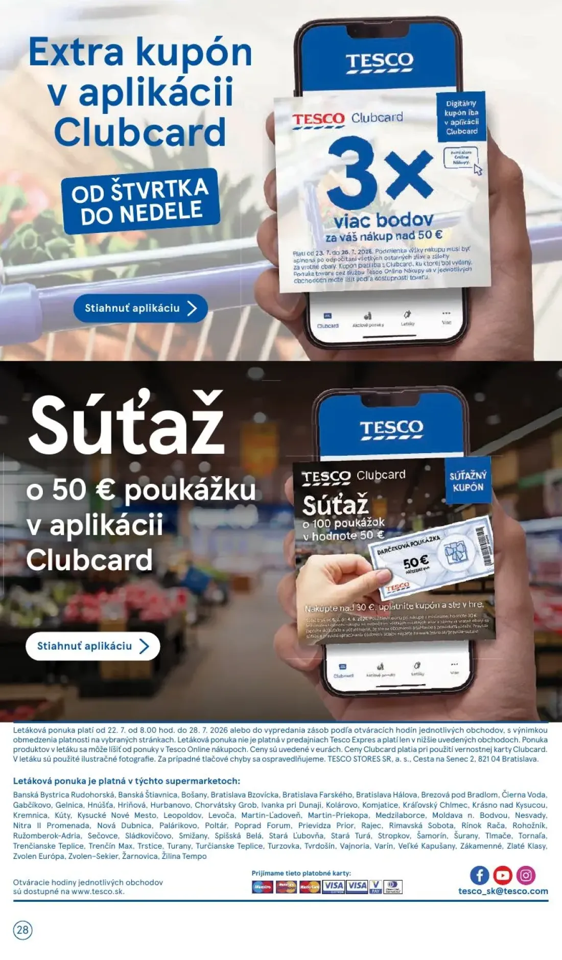 Tesco Supermarket leták, strana 28 z 30