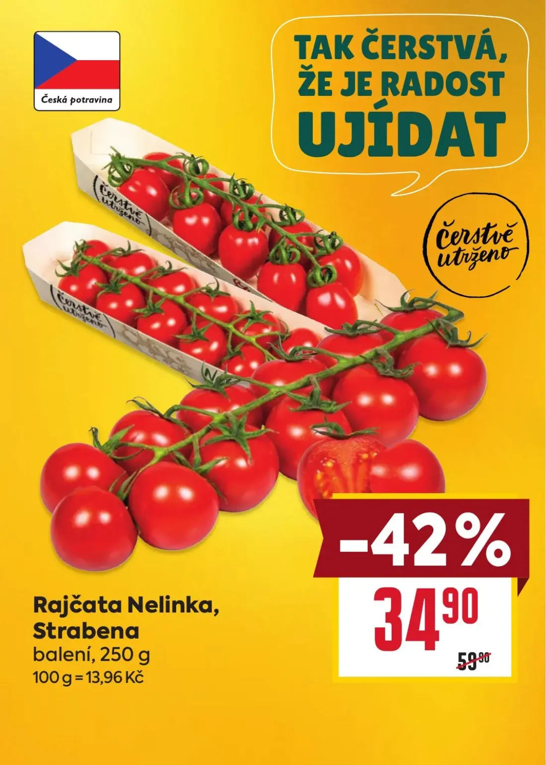 Billa leták, strana 6 z 38 — Rajčata Nelinka, Strabena