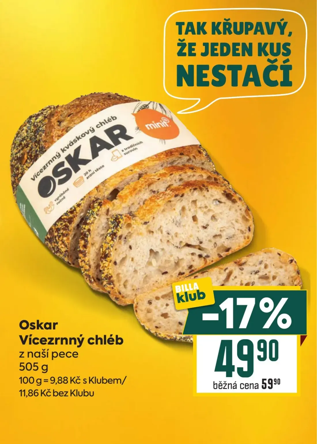 Billa leták, strana 7 z 38 — Oskar Vícezrnný chléb
