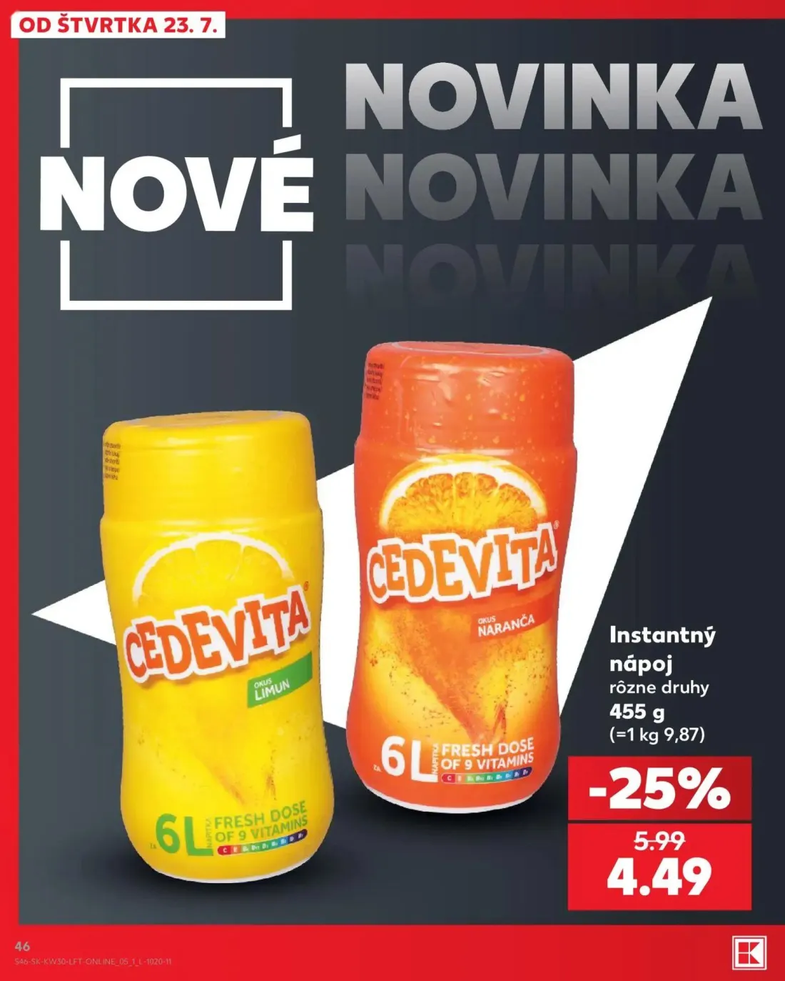 Kaufland leták, strana 46 z 74 — Instantný nápoj