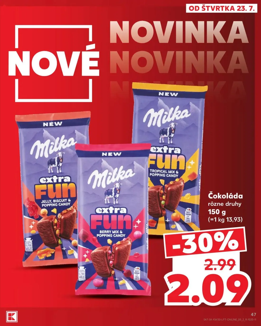 Kaufland leták, strana 47 z 74 — Milka extra Fun
