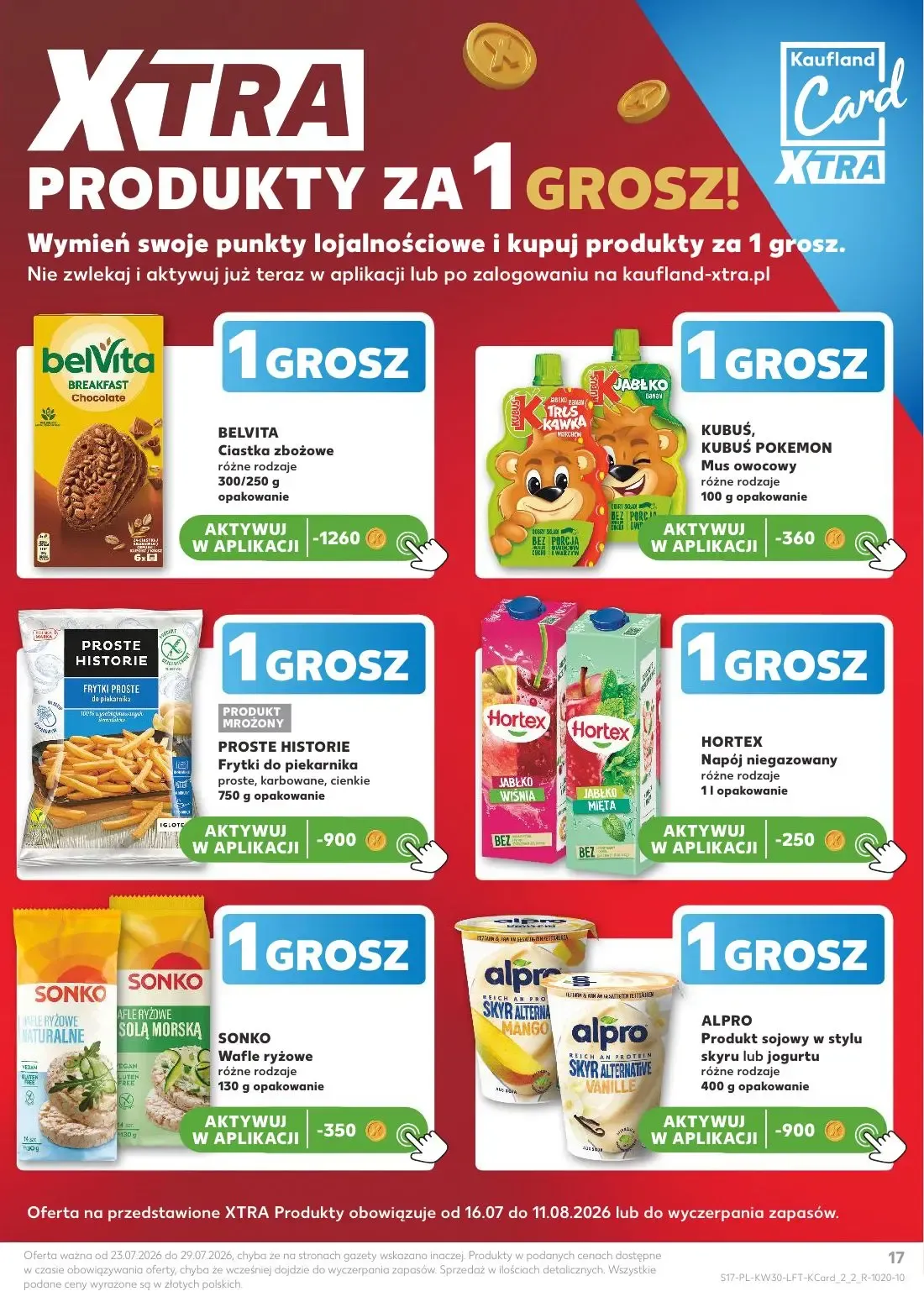 Kaufland gazetka, strona 17 z 68 — BELVITA Ciastka zbożowe, KUBUS, KUBUŚ POKEMON Mus owocowy, PROSTE HISTORIE Frytki do piek…