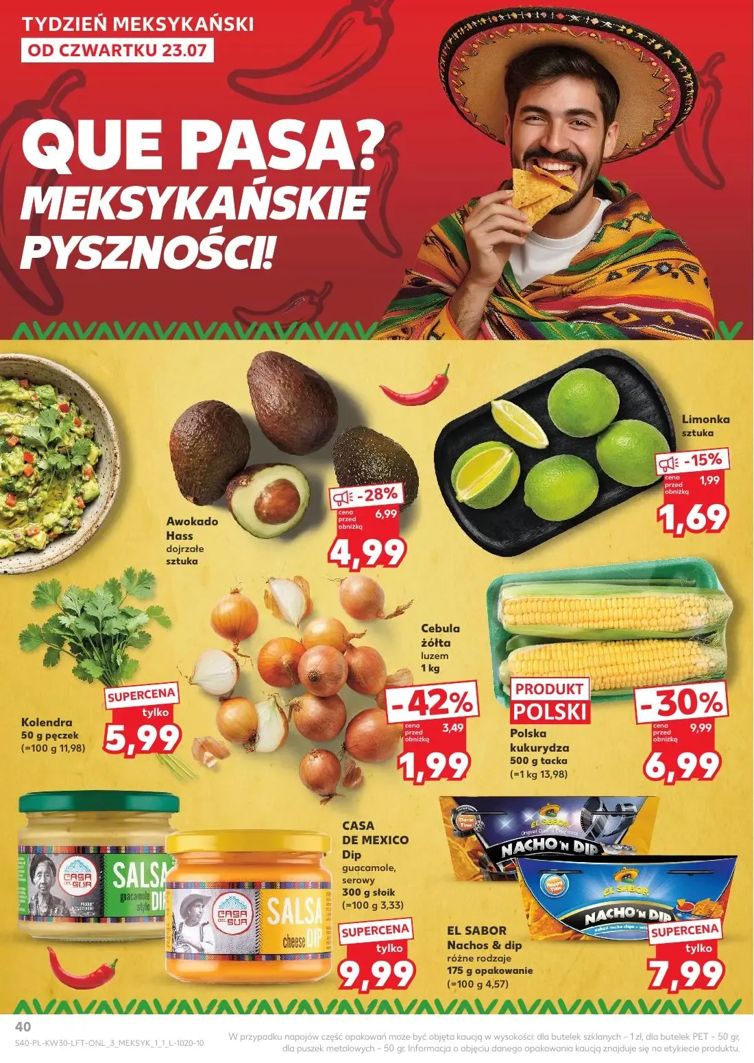 Kaufland gazetka, strona 40 z 68 — Polska kukurydza, Awokado Hass, Cebula żółta luzem