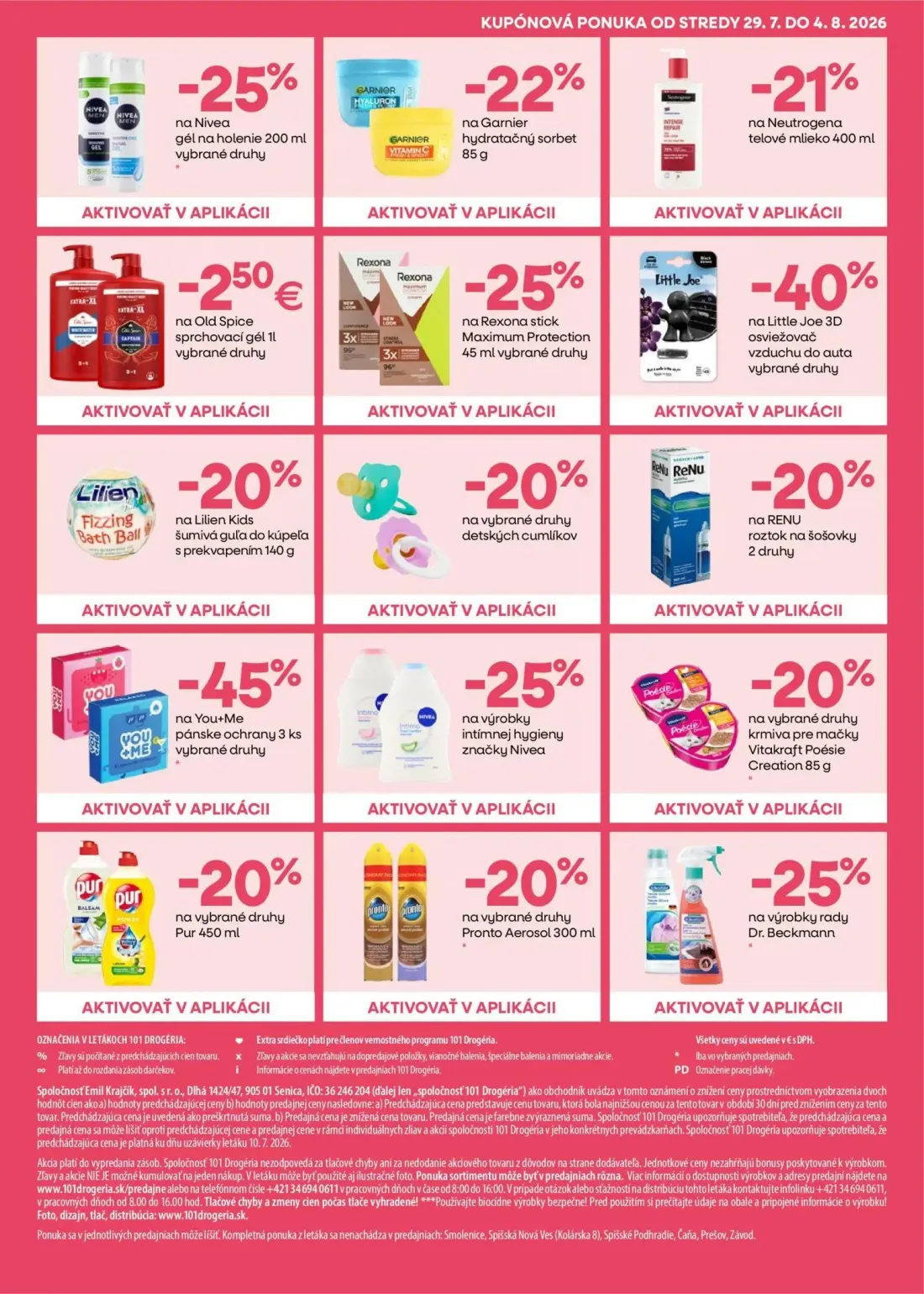 101 Drogerie leták, strana 7 z 12 — Old Spice sprchovací gél