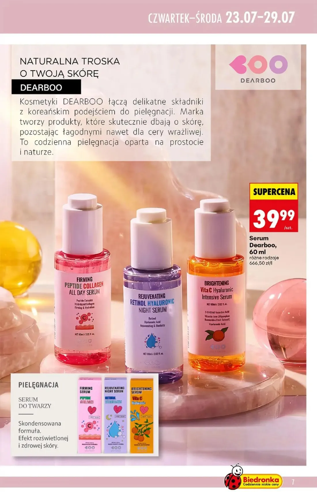 Biedronka gazetka, strona 7 z 12 — Serum Dearboo