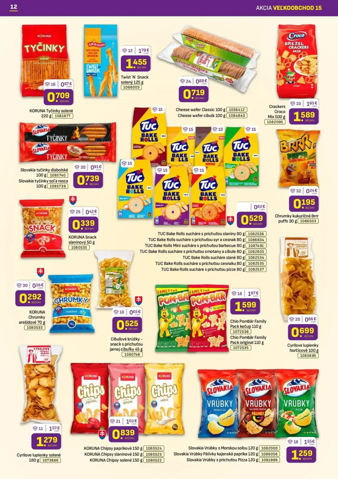 Libex leták, strana 12 z 36 — Chio Pombär Family Pack kečup, Chio Pombär Family Pack original, Crackers Croco Mix