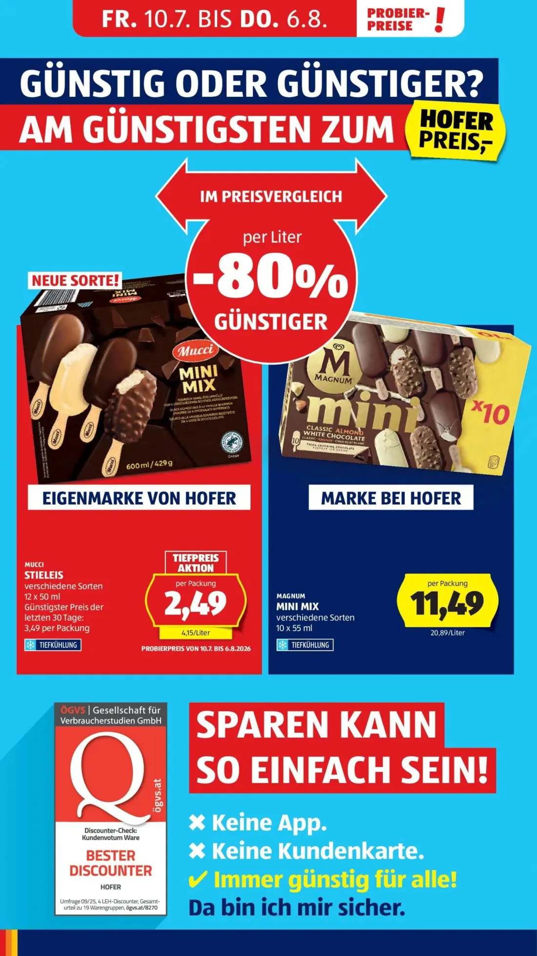 Hofer Prospekt, Seite 24 von 52 — Mucci Mini Mix, MAGNUM MINI MIX