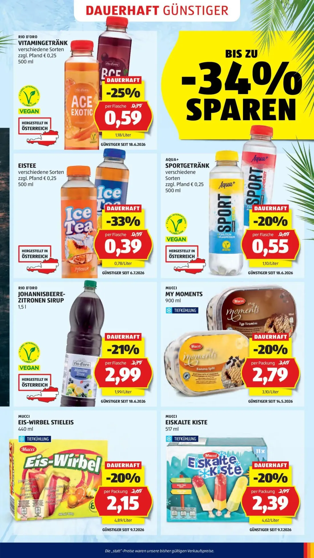 Hofer Prospekt, Seite 51 von 52 — JOHANNISBEERE-ZITRONEN SIRUP, MY MOMENTS, EISKALTE KISTE