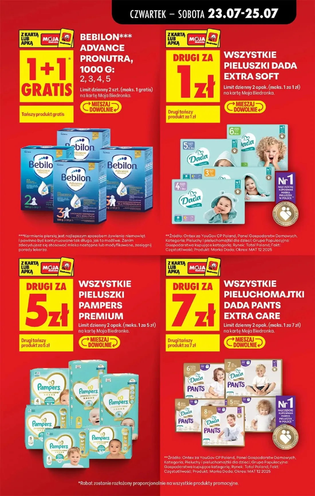 Biedronka gazetka, strona 15 z 98 — WSZYSTKIE PIELUSZKI DADA EXTRA SOFT, WSZYSTKIE PIELUSZKI PAMPERS PREMIUM, WSZYSTKIE PIEL…