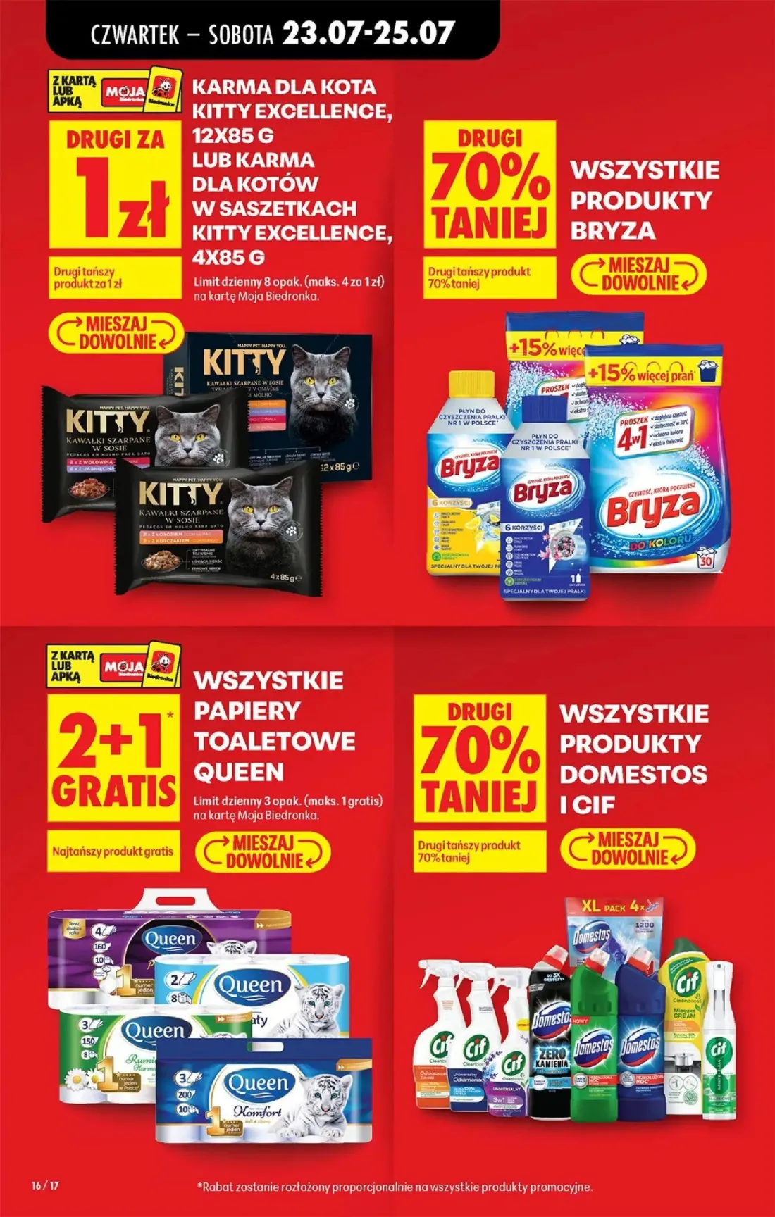 Biedronka gazetka, strona 17 z 98 — KARMA DLA KOTA KITTY EXCELLENCE, KARMA DLA KOTÓW W SASZETKACH KITTY EXCELLENCE
