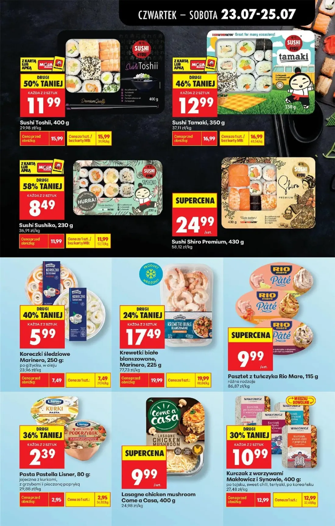 Biedronka gazetka, strona 51 z 98 — Sushi Toshii, Sushi Tamaki, Sushi Sushiko