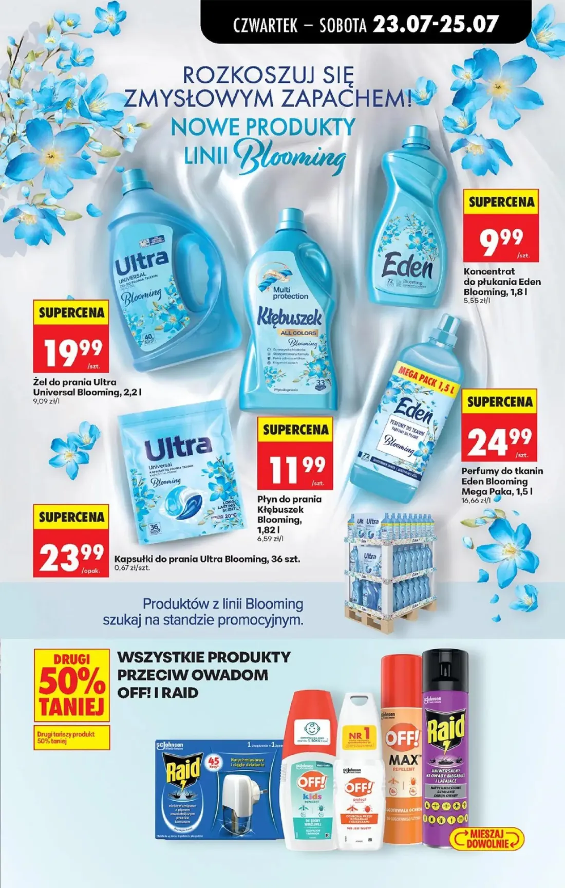Biedronka gazetka, strona 89 z 98 — Żel do prania Ultra Universal Blooming, Kłębuszek Blooming All Colors Płyn do prania, Ko…