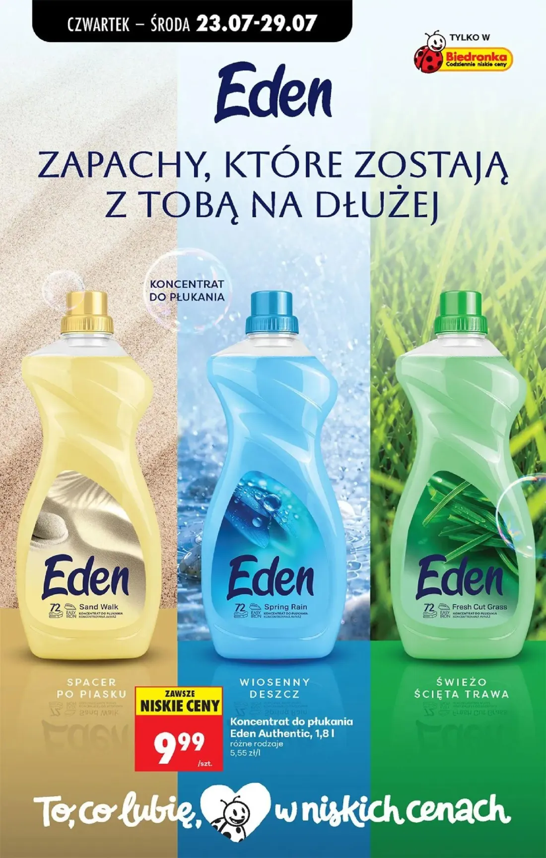Biedronka gazetka, strona 91 z 98 — Koncentrat do płukania Eden Authentic