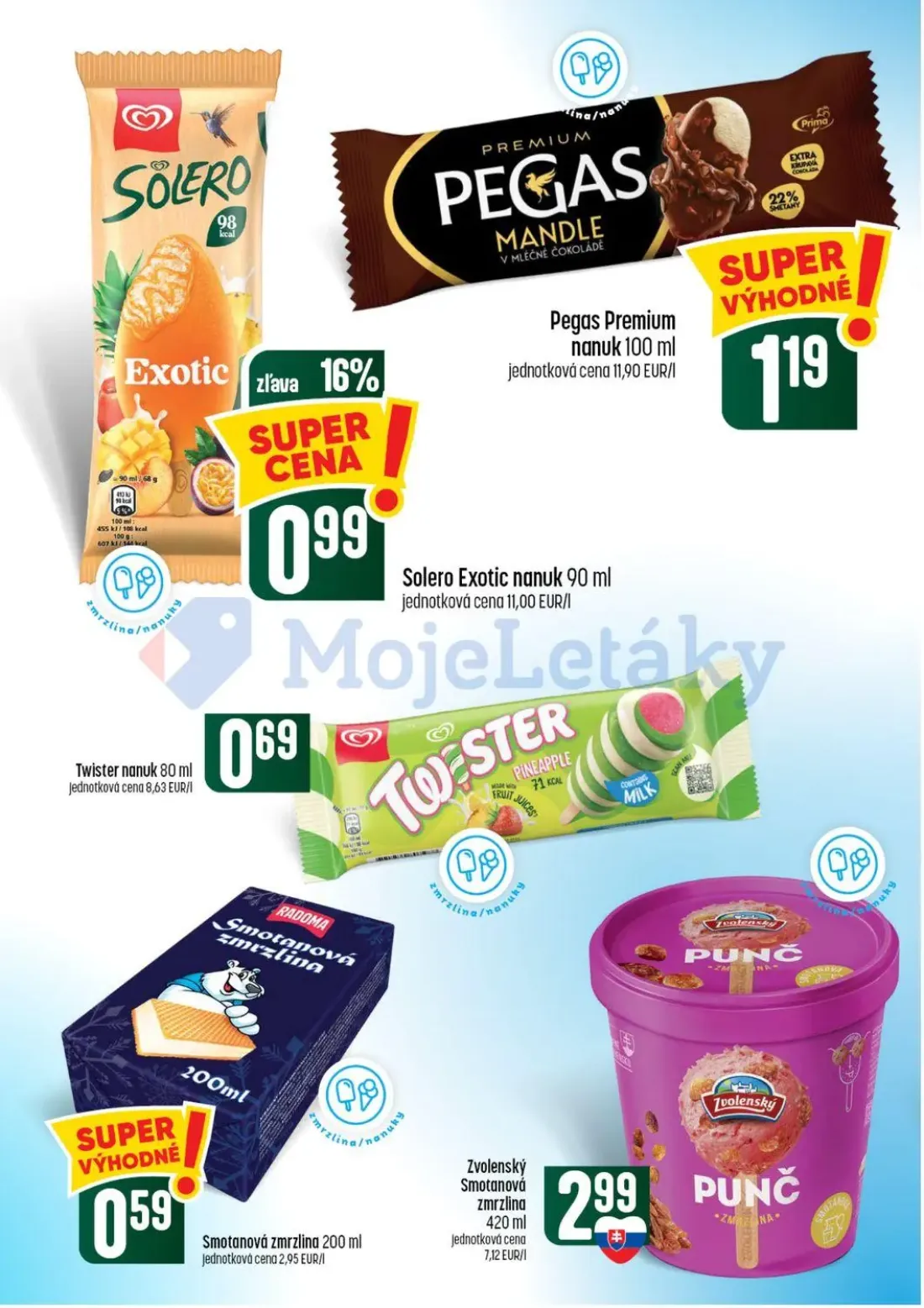 Coop Tempo leták, strana 24 z 56 — Solero Exotic nanuk, Pegas Premium nanuk Mandle, Twister nanuk