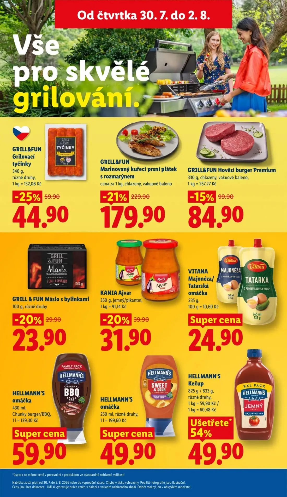 Lidl leták, strana 21 z 56 — GRILL&FUN Marinovaný kuřecí prsní plátek s rozmarýnem, GRILL&FUN Grilovací tyčinky, GRILL&FUN H…