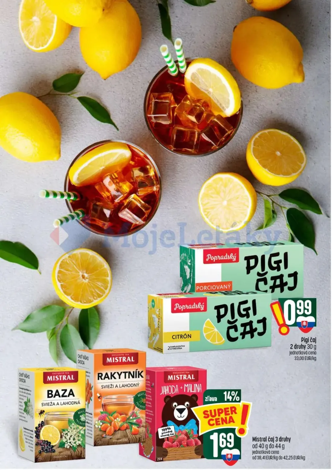 Coop Tempo leták, strana 43 z 56 — Pigi čaj, Mistral čaj