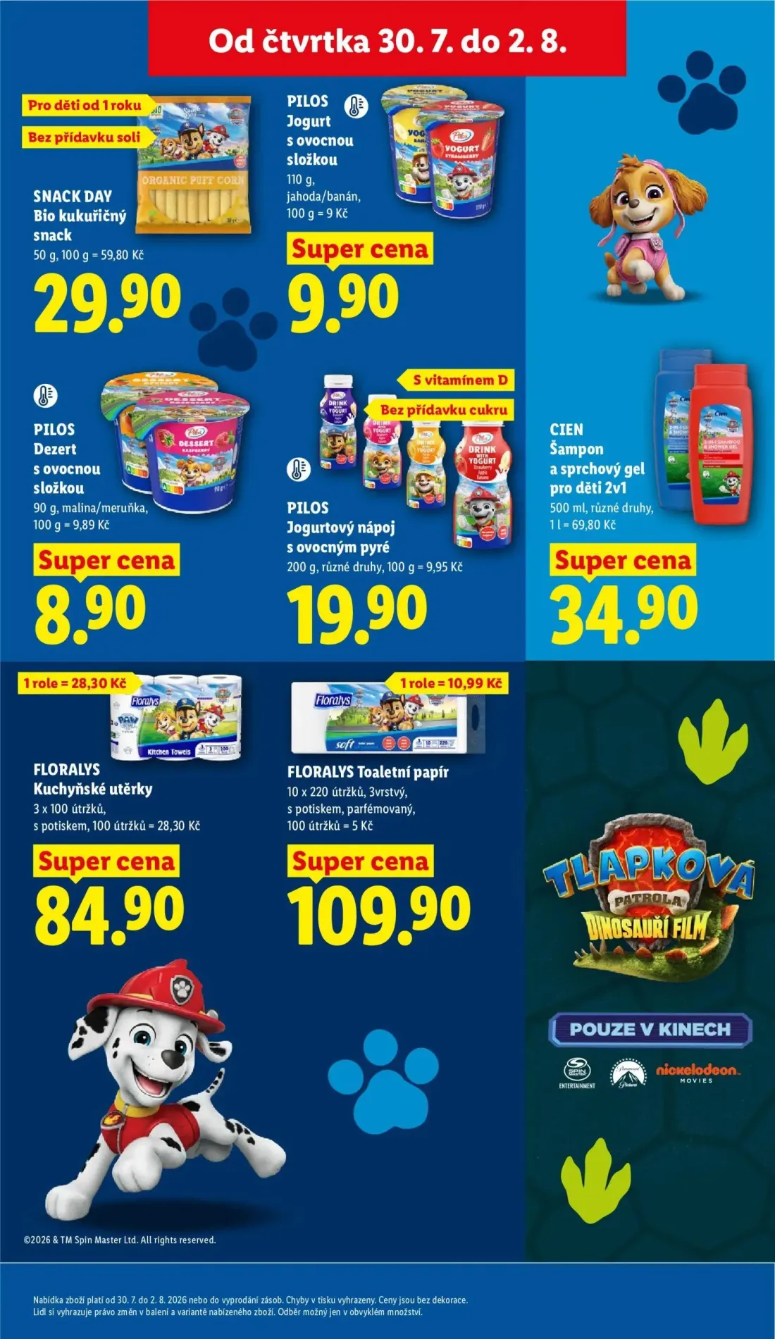 Lidl leták, strana 47 z 56 — SNACK DAY Bio kukuřičný snack, PILOS Jogurt s ovocnou složkou, PILOS Dezert s ovocnou složkou
