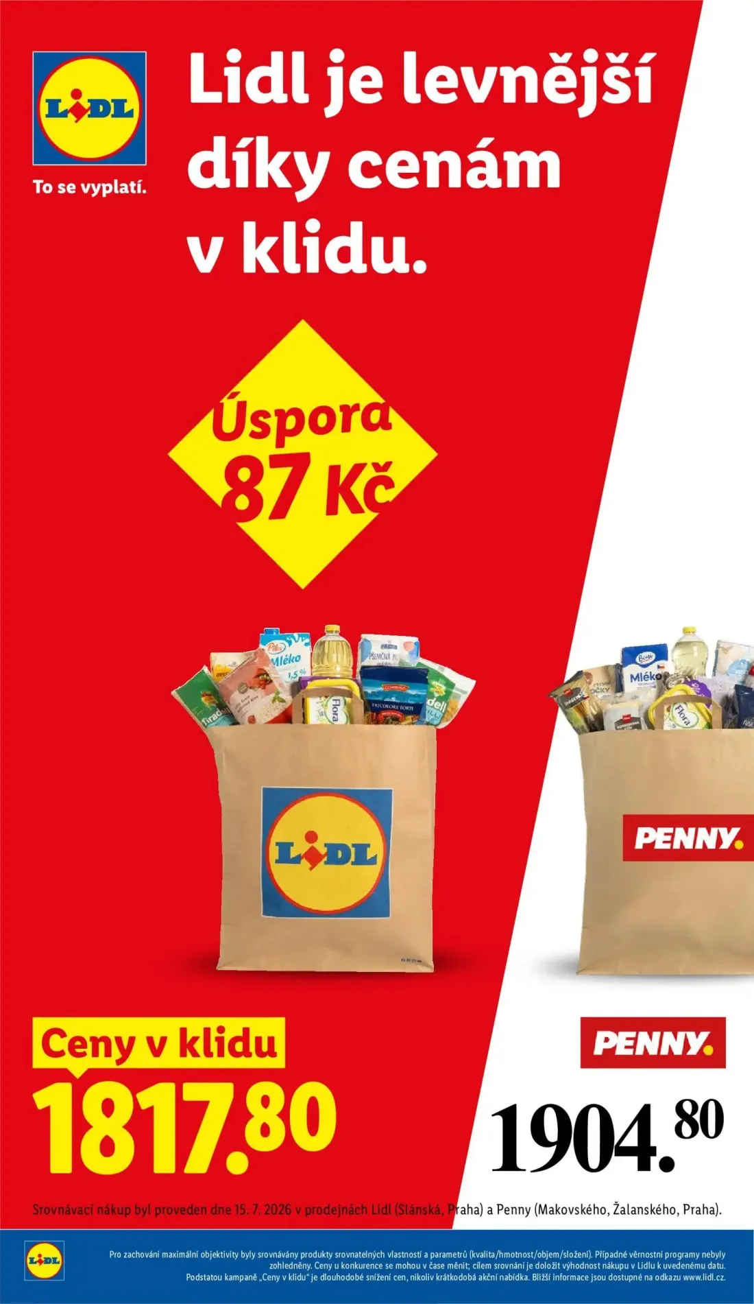 Lidl leták, strana 7 z 52 — Ceny v klidu, Úspora