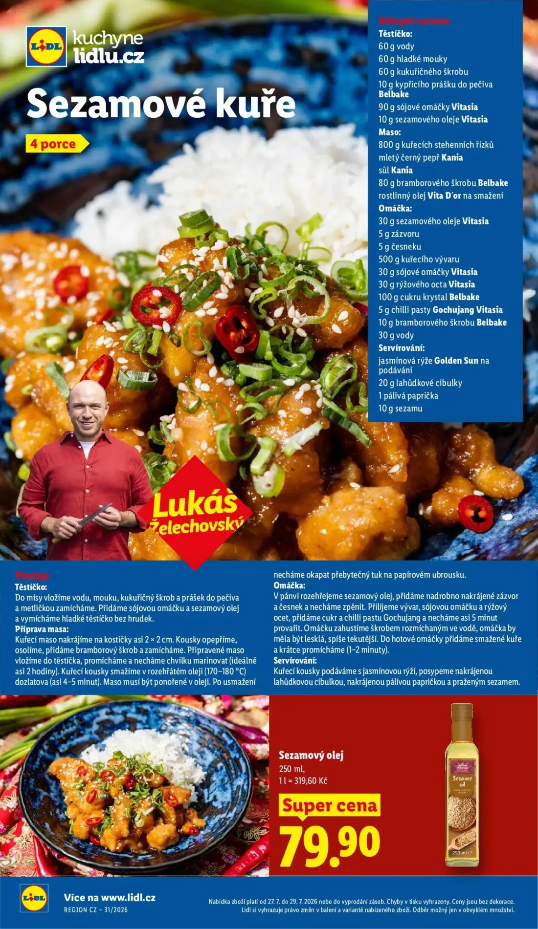 Lidl leták, strana 26 z 52 — Sezamový olej