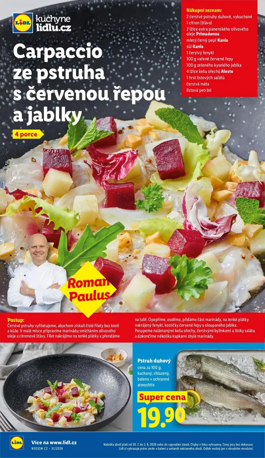 Lidl leták, strana 46 z 52 — Pstruh duhový