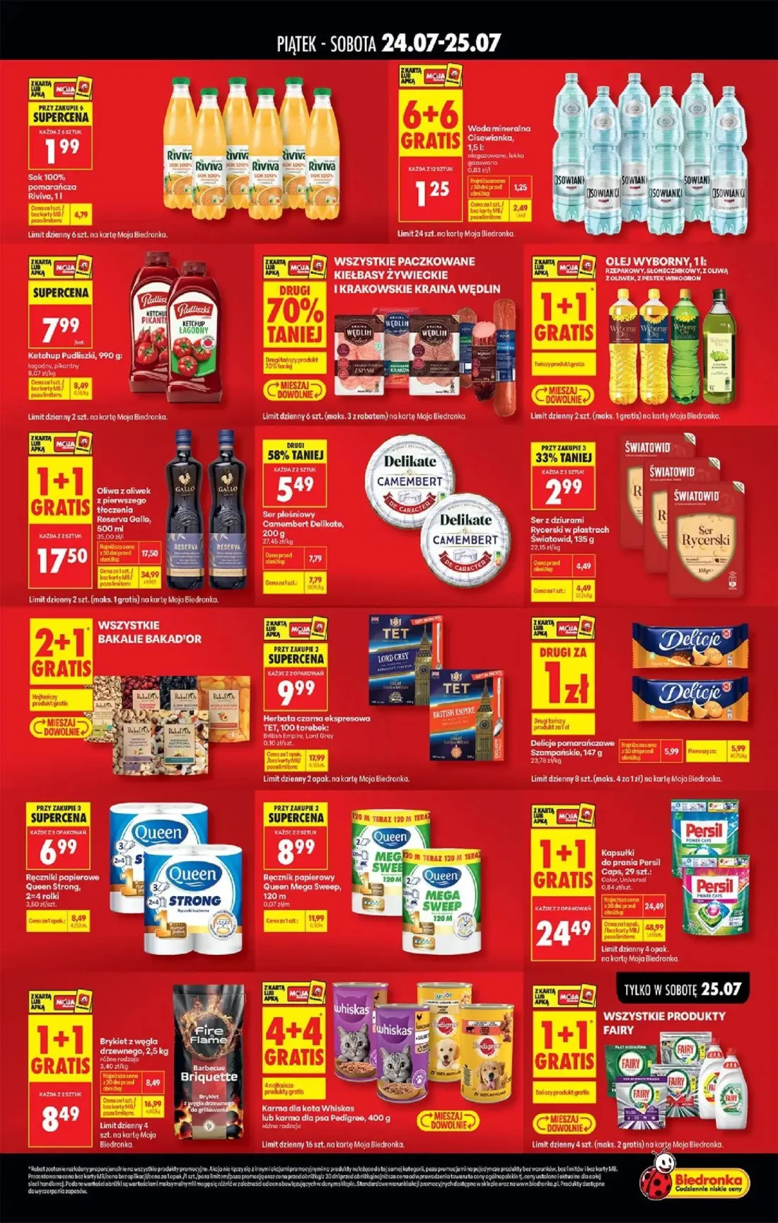 Biedronka gazetka, strona 2 z 3 — Oliwa z oliwek z pierwszego tłoczenia Reserva Gallo, Brykiet z węgla drzewnego Fire Flame,…