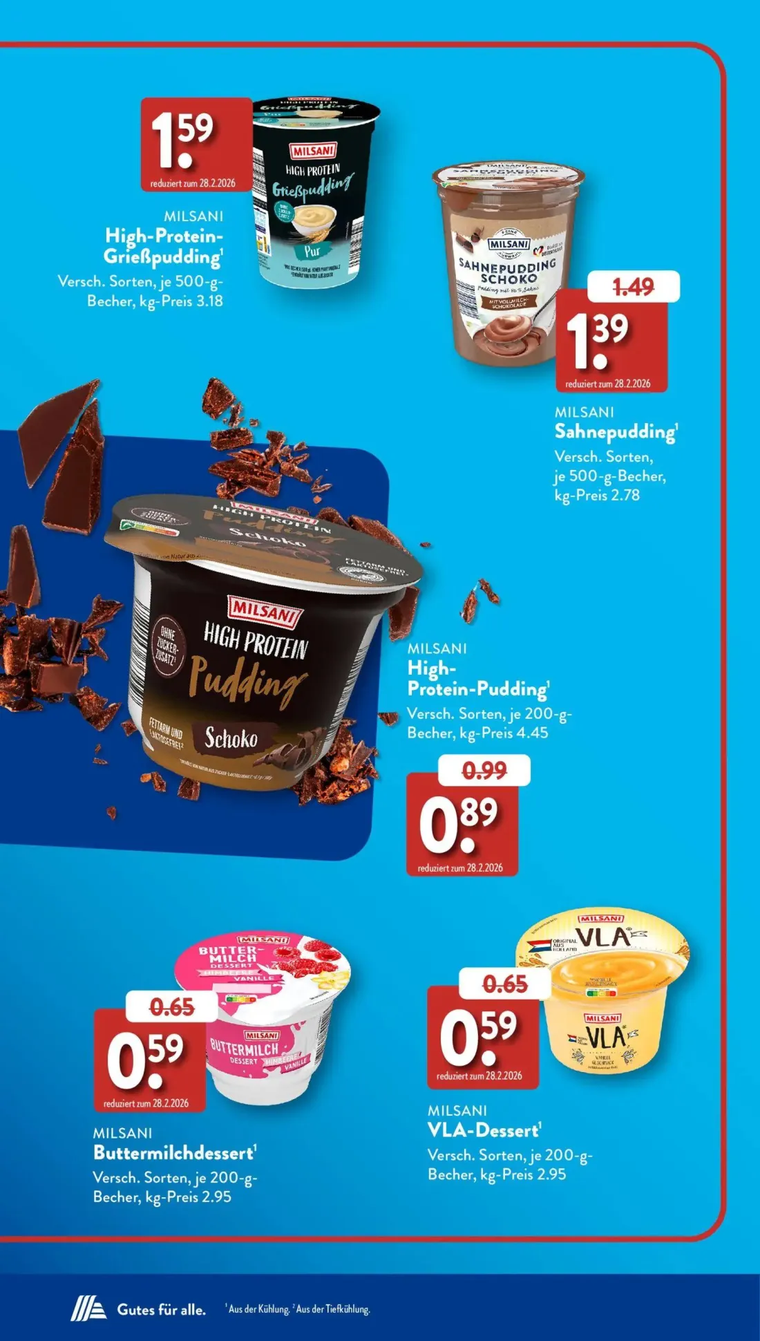 Aldi Süd Prospekt, Seite 44 von 50 — Sahnepudding, High-Protein-Pudding, Buttermilchdessert