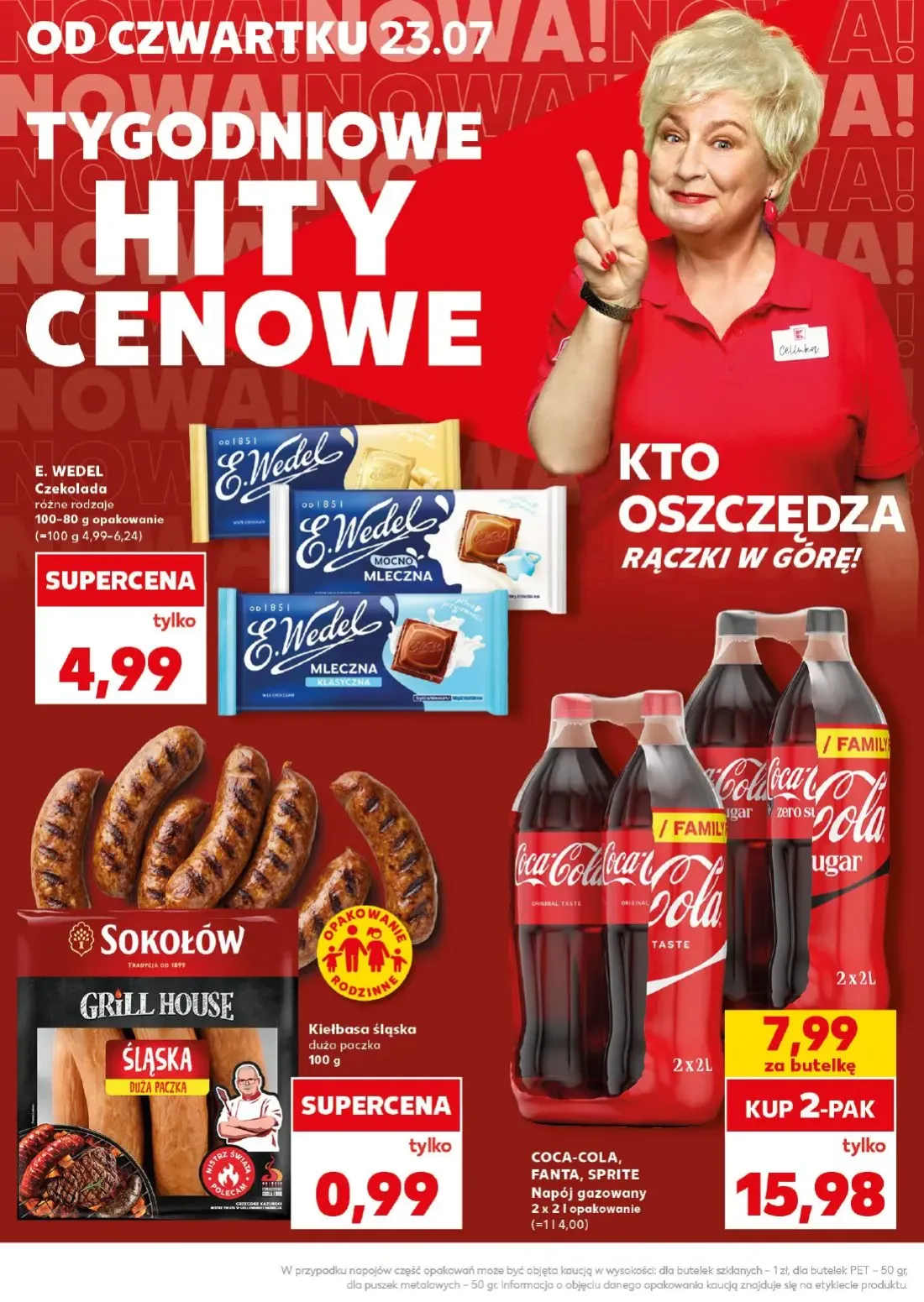 Kaufland gazetka, strona 4 z 24 — COCA-COLA, FANTA, SPRITE Napój gazowany