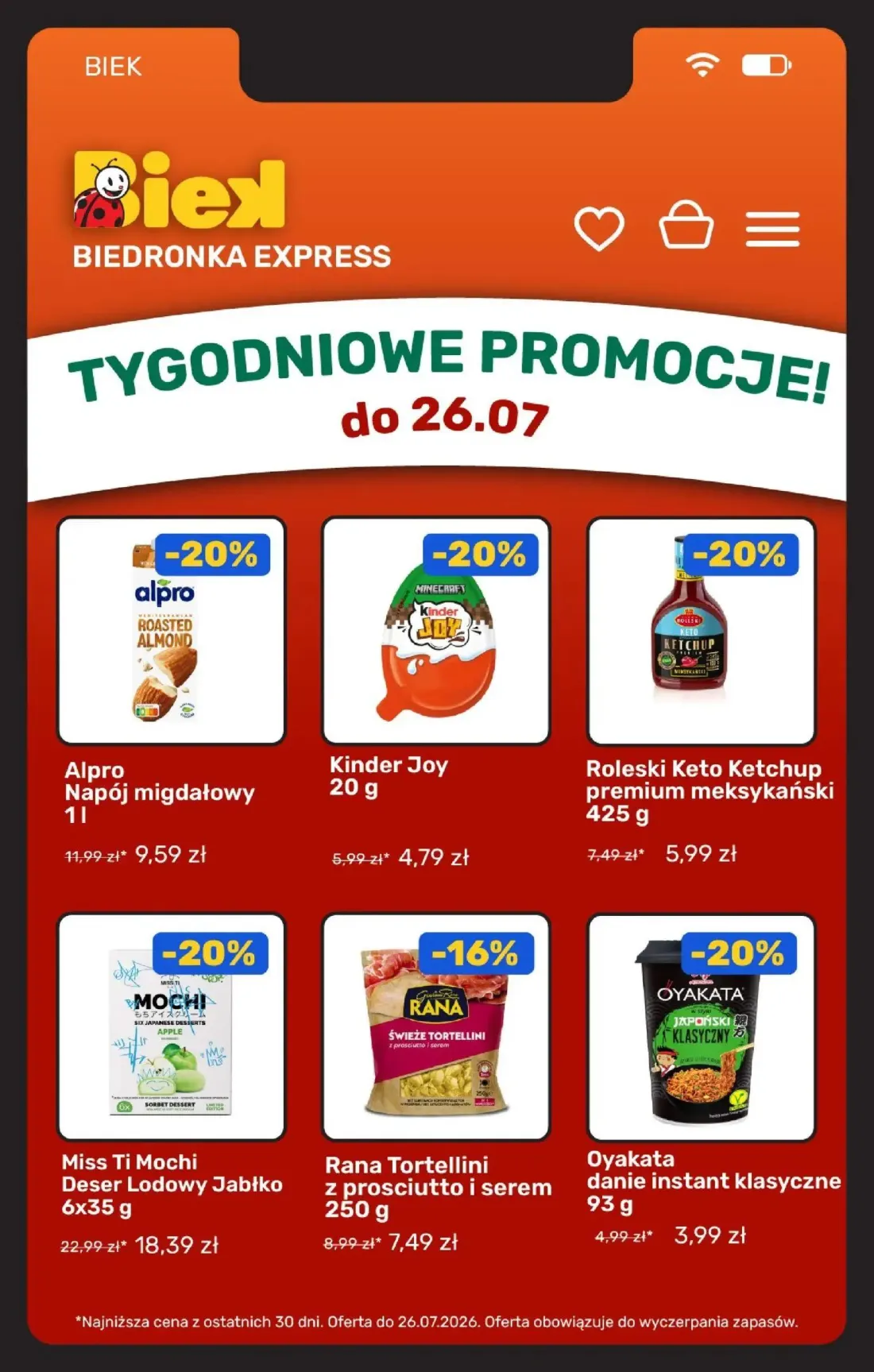 Biedronka gazetka, strona 7 z 23 — Miss Ti Mochi Deser Lodowy Jabłko