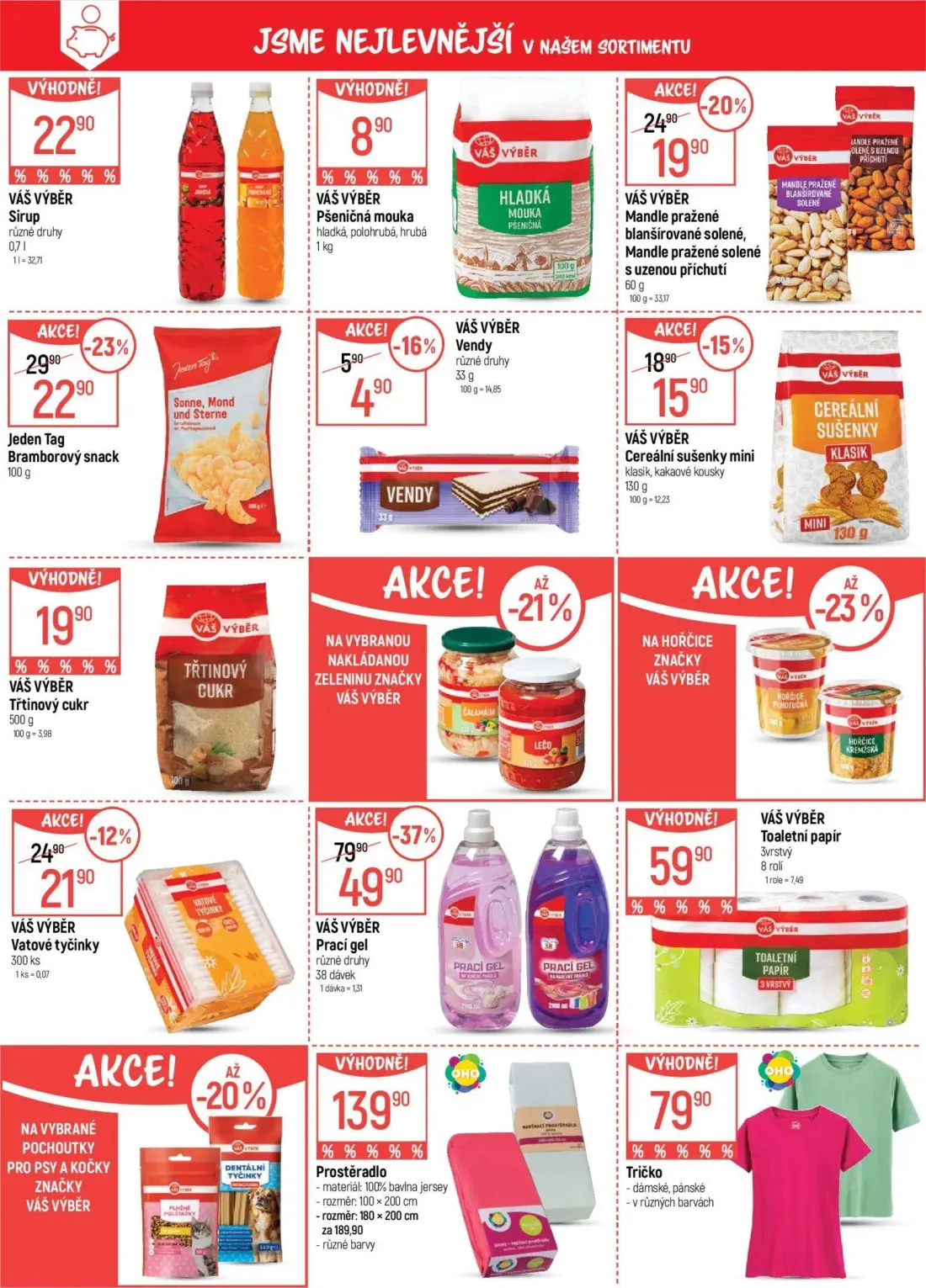 GLOBUS leták, strana 4 z 43 — Prací gel, Bramborový snack, Mandle pražené blanšírované solené, Mandle pražené solené s uzeno…
