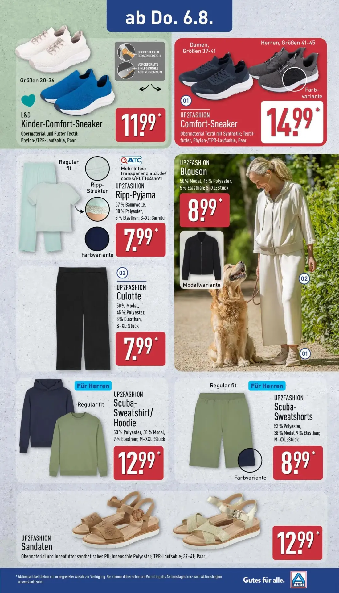Aldi Nord Prospekt, Seite 19 von 40 — Kinder-Comfort-Sneaker, Comfort-Sneaker, Ripp-Pyjama