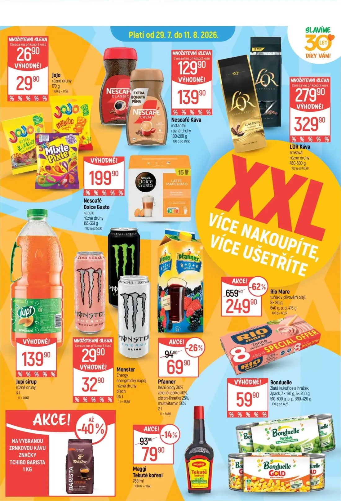 GLOBUS leták, strana 12 z 43 — Rio Mare, L'OR Káva, Pfanner