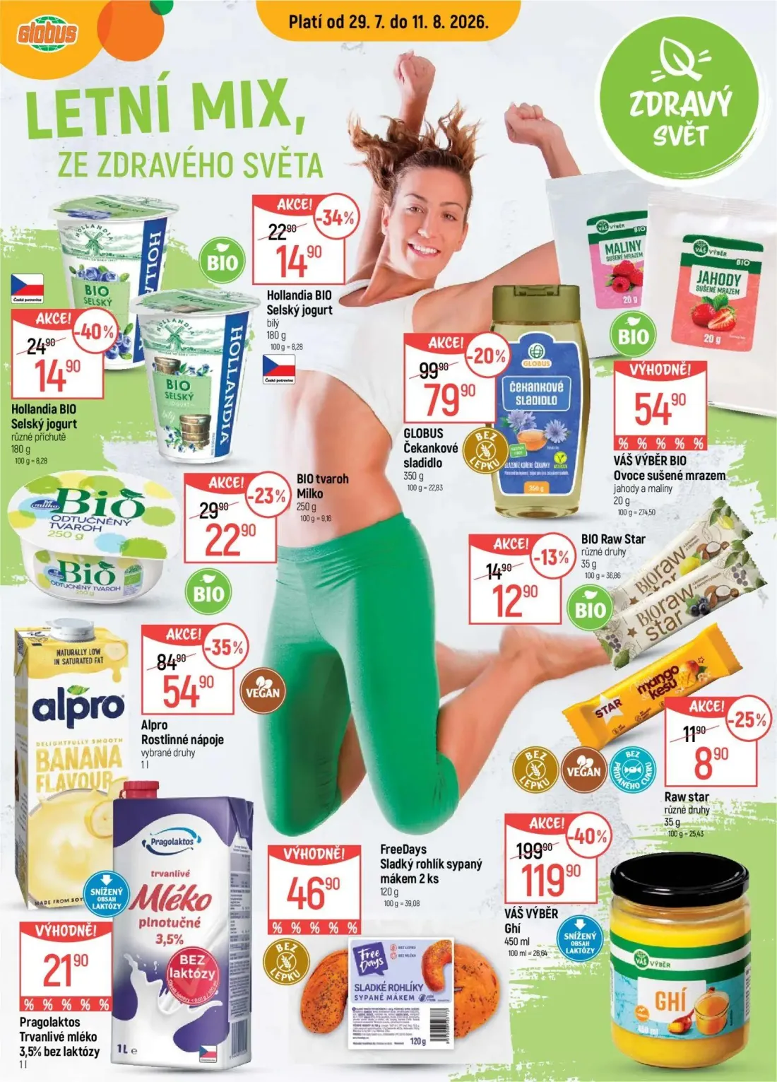 GLOBUS leták, strana 17 z 43 — VÁŠ VÝBĚR Ghí, Alpro Rostlinné nápoje vybrané druhy, GLOBUS Čekankové sladidlo