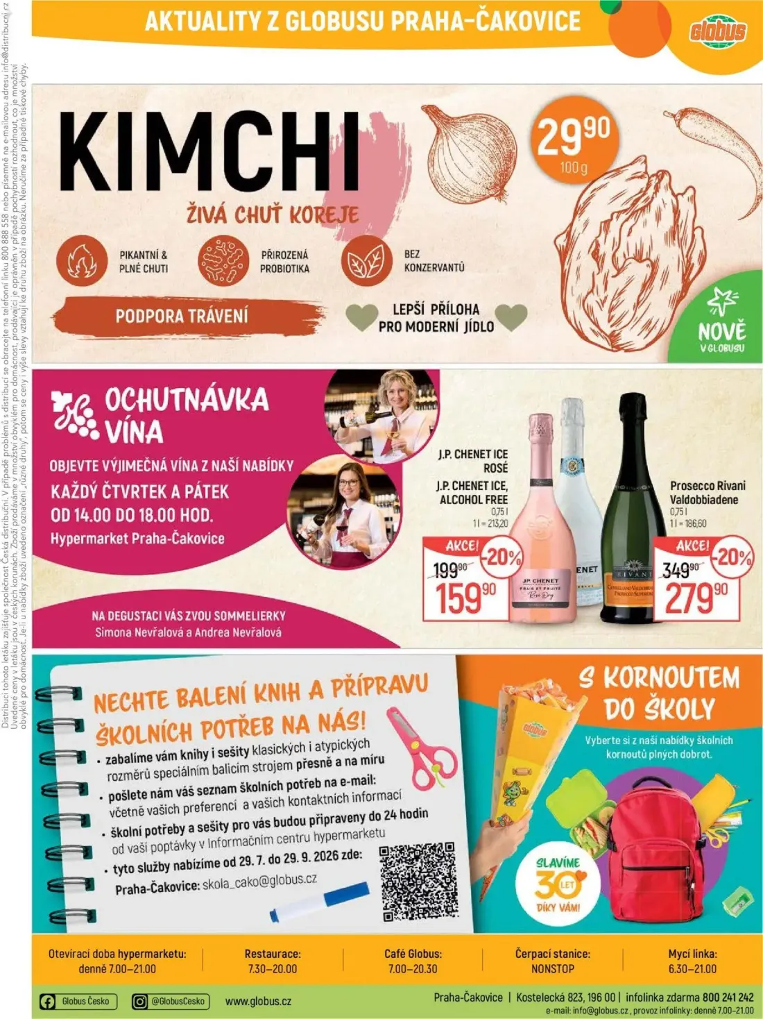 GLOBUS leták, strana 35 z 43 — Prosecco Rivani Valdobbiadene, J.P. CHENET ICE ROSÉ, J.P. CHENET ICE, ALCOHOL FREE