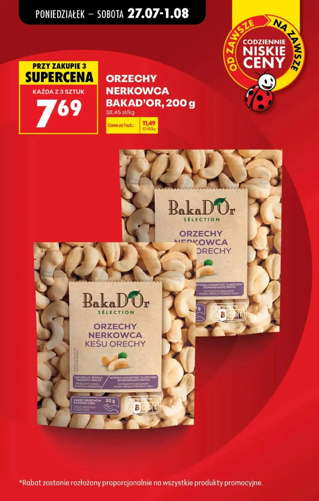 Biedronka gazetka, strona 17 z 93 — ORZECHY NERKOWCA BAKAD'OR