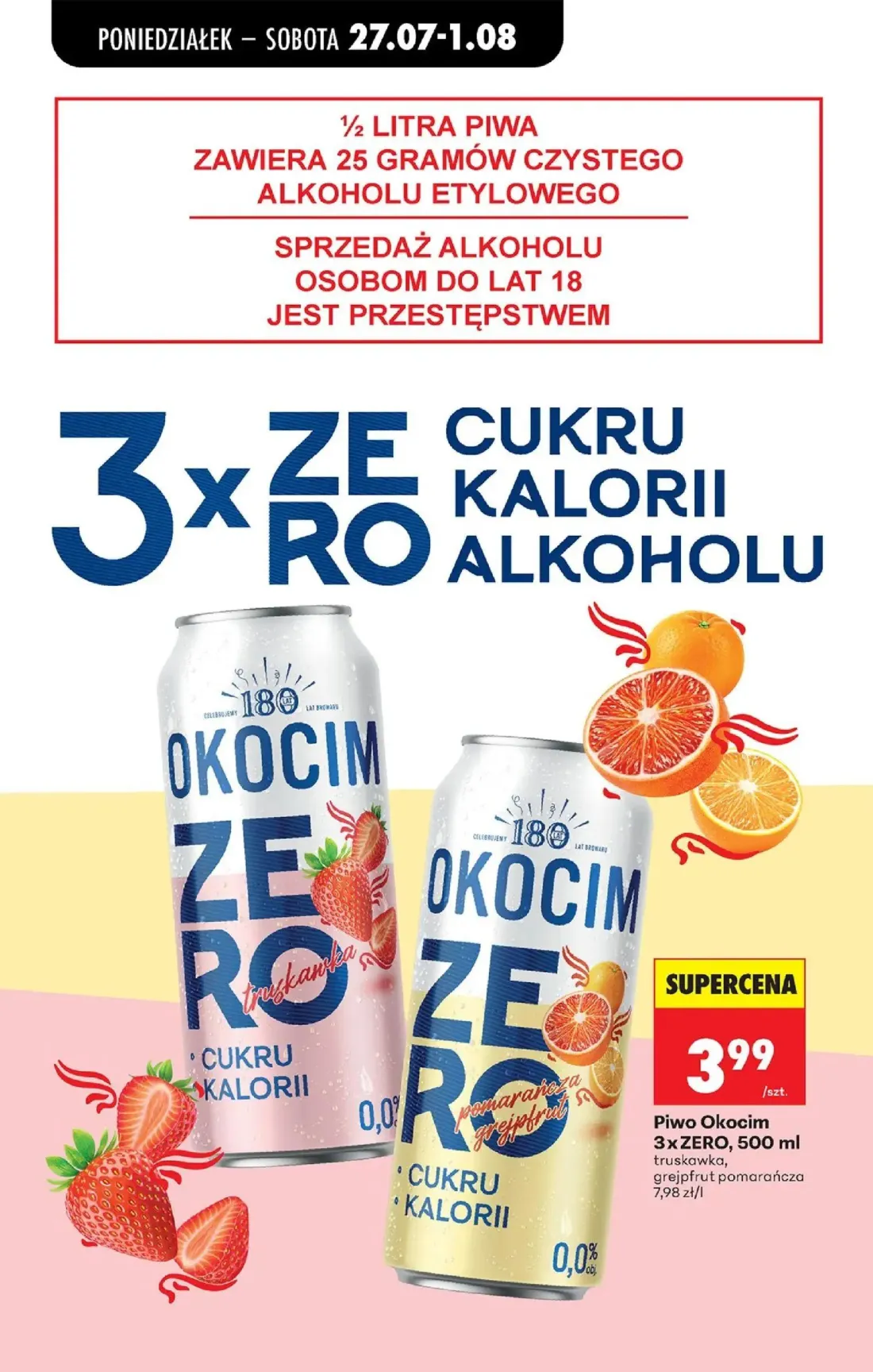 Biedronka gazetka, strona 73 z 93 — Piwo Okocim