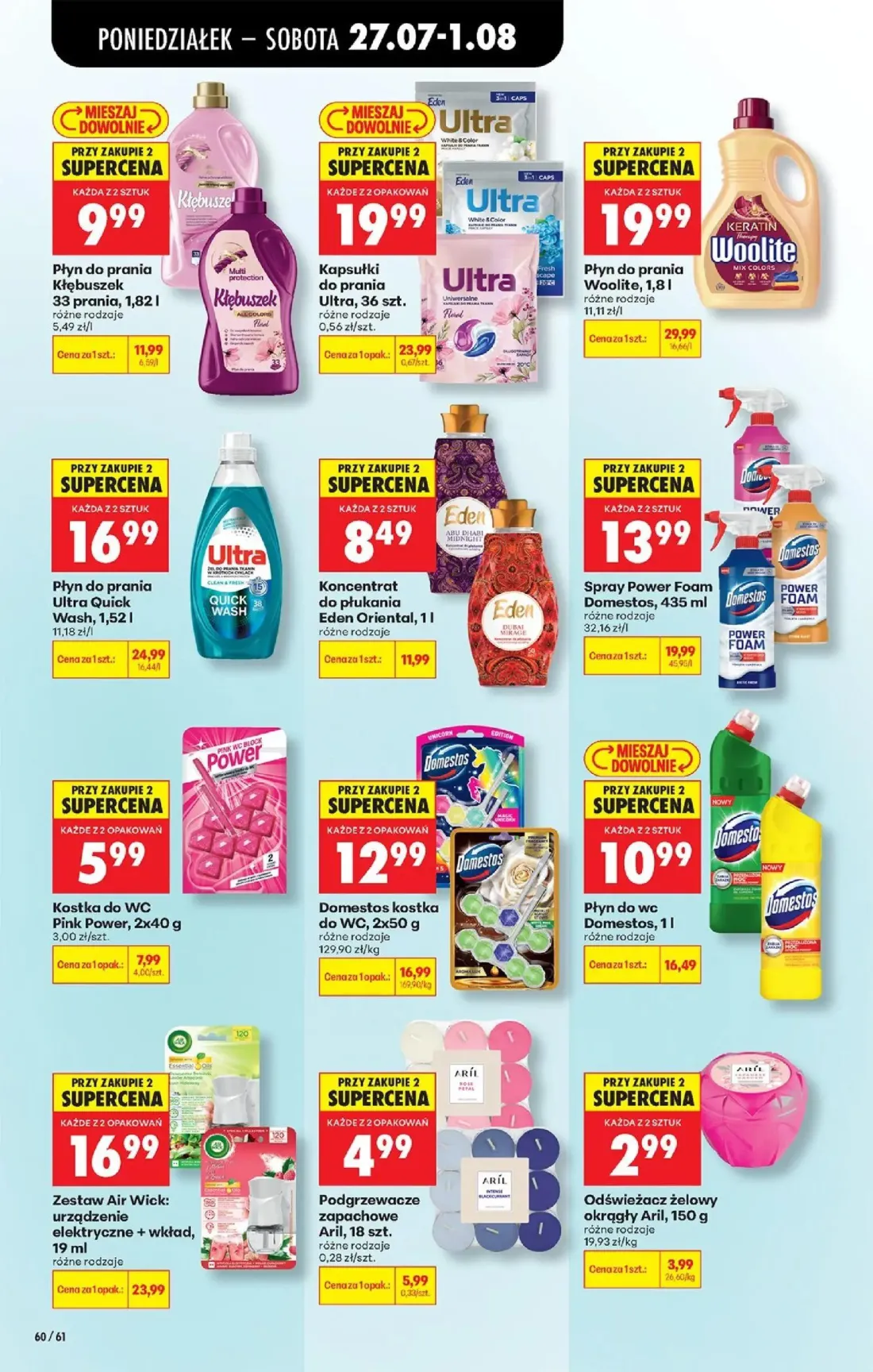 Biedronka gazetka, strona 86 z 93 — Płyn do prania Woolite, Płyn do prania Ultra Quick Wash, Zestaw Air Wick: urządzenie ele…