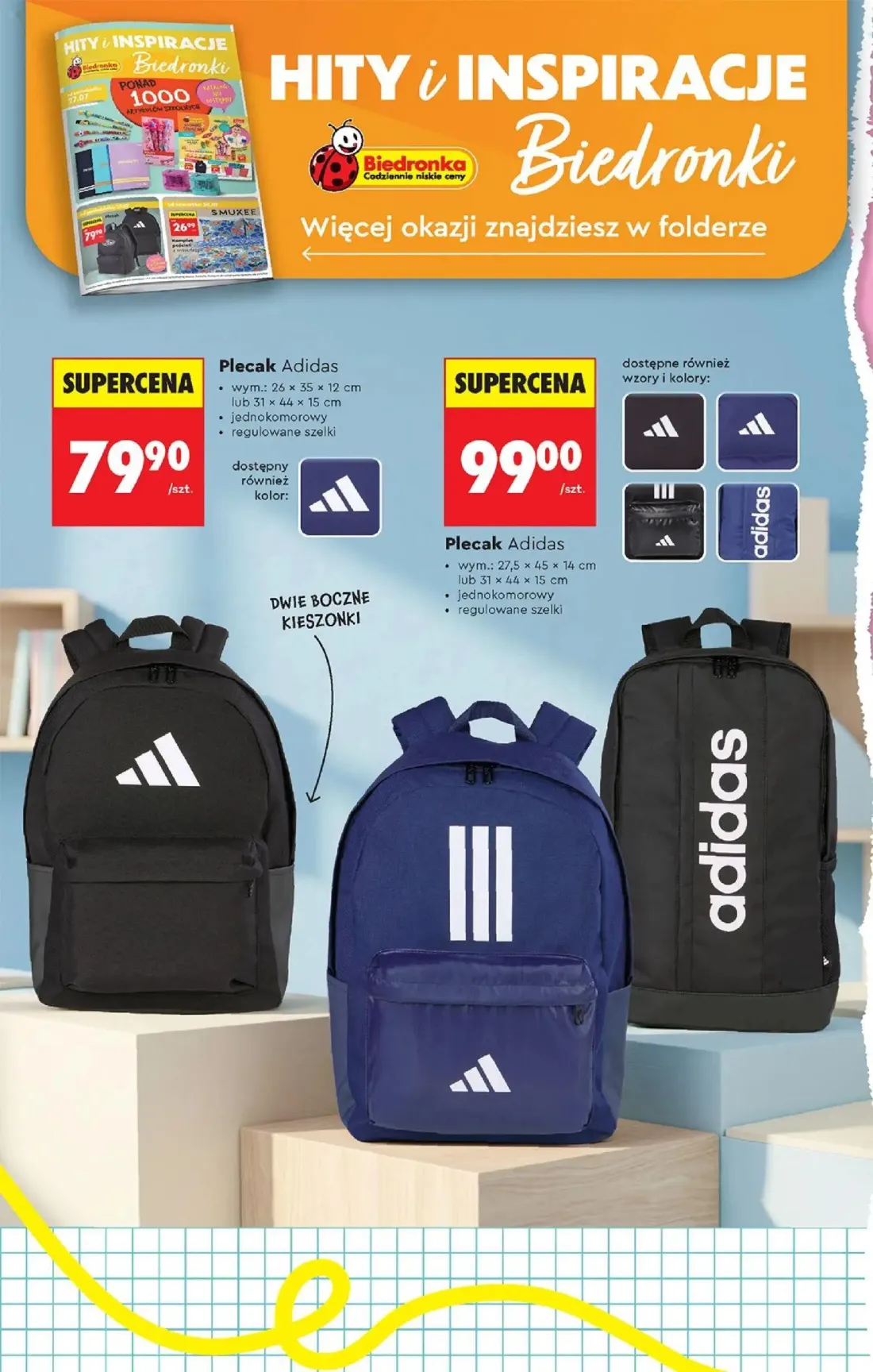 Biedronka gazetka, strona 90 z 93 — Plecak Adidas, Plecak Adidas