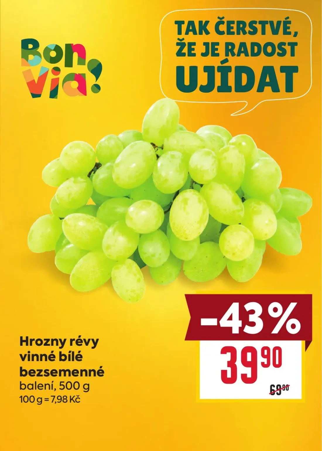 Billa leták, strana 7 z 38 — Hrozny révy vinné bílé bezsemenné