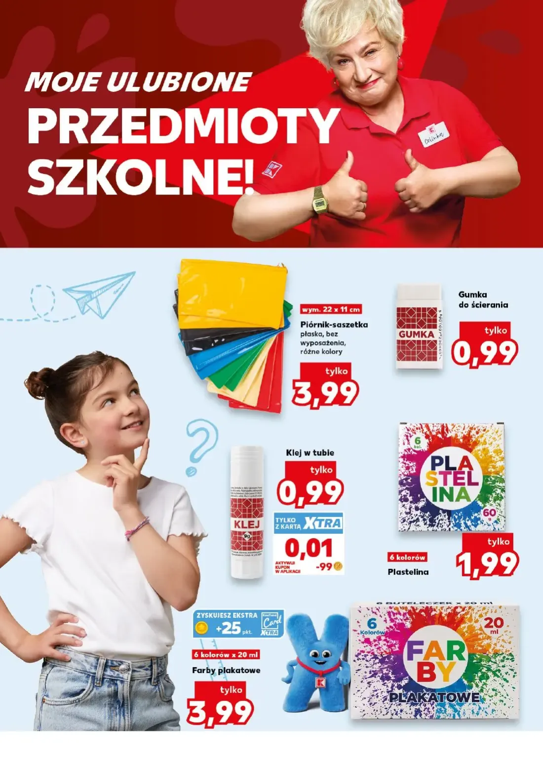 Kaufland gazetka, strona 2 z 36 — Piórnik-saszetka, Gumka do ścierania, Klej w tubie